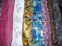 легкие шарфики, палантины и платочки