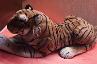 Отдается в дар Большая мягкая игрушка тигр