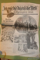 Отдается в дар Газета немецкая Олимпиада 36г
