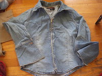 Отдается в дар Джинсовая рубашка — пиджачок