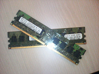 Отдается в дар DDR2 1GB 2 штуки