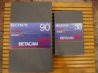 Отдается в дар Кассеты Betacam SP 90 и 30 (легкое б/у)