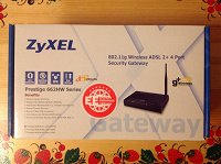 Отдается в дар ADSL-маршрутизатор Zyxel P662HW EE с поддержкой Wi-Fi