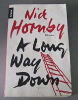 Отдается в дар Книга на немецком Nick Hornby «A Long way down»