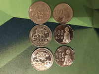 Отдается в дар Монеты Узбекистана.