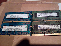Отдается в дар Ноутбучная память SoDIMM DDR3 1gb