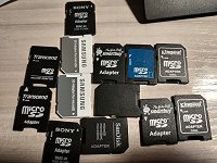 Отдается в дар Куча адаптеров под microSD