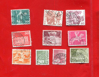 Отдается в дар В коллекцию — марки Швейцарии