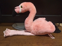 Отдается в дар Мягкая игрушка «Розовый фламинго»… дитя заката