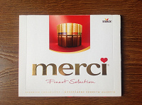 Отдается в дар Набор шоколадных конфет merci ассорти