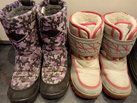Отдается в дар Зимняя обувь для девочки, размер 29-31