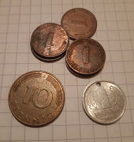 Отдается в дар Немецкие монеты