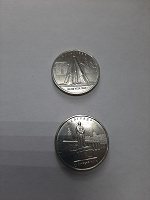 Отдается в дар 2 монеты по 5 рублей