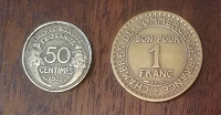Отдается в дар Старые французские монеты
