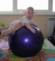 Отдается в дар Мяч в диаметре около 70 см.