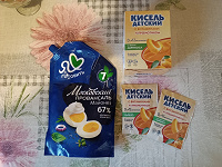 Отдается в дар Майонез и кисель детский