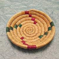 Отдается в дар Тарелка плетеная из Марокко