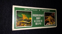 Отдается в дар Набор открыток Подводный мир Белого моря