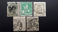 Отдается в дар Ранние стандартные марки Бельгии.