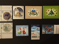 Отдается в дар Новогодние марки разных стран