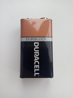 Отдается в дар Новая батарейка квадратная duracell