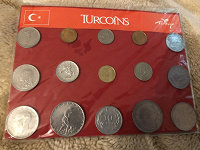 Отдается в дар Комплект турецких монет