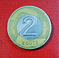 Отдается в дар Монета 2 ZL Польша (биметал95)