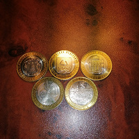 Отдается в дар Пять монет БИМ