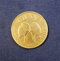 Отдается в дар Монета ГАНА (republic of Ghana) Африка