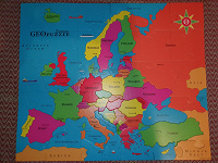 Отдается в дар Пазли Карта Європи