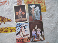 Отдается в дар карманные календарики, серия цирк, 80е года