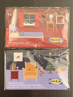 Отдается в дар Новогодние карты IKEA