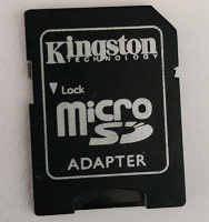 Отдается в дар адаптер SD — microSD