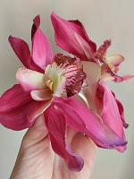 Отдается в дар Заколка-краб «Орхидея»