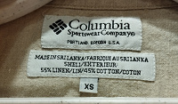 Отдается в дар Рубашка Columbia лен/хлопок размер XS