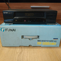 Отдается в дар Видеомагнитофон Funai VIP-5000A MK2 + VHS кассеты