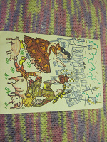Отдается в дар открытка «Свинопас», худ.Антокольская,1957 г