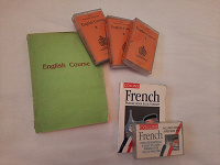 Отдается в дар Словарь французского, самоучитель по английскому.