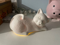 Отдается в дар Кошка фигурка светильник