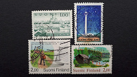 Отдается в дар Финские почтовые марки.