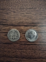Отдается в дар Монета 1 дайм США 2005 г.