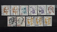 Отдается в дар Знаменитые женщины Германии, стандартные марки.