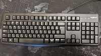 Отдается в дар Logitech: клавиатура K110 и мышь B100