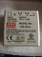 Отдается в дар Стабилизированный блок питания Mean Well DR-4512