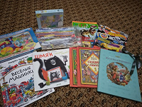 Отдается в дар Пакет книг и игрушек