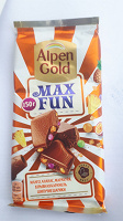 Отдается в дар Шоколад молочный Alpen Gold Max Fun