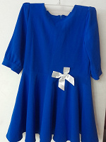 Отдается в дар Синее платье для девочки 116 р.