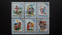 Отдается в дар Дети. Международный год ребенка. 1980. Марки Монголии.