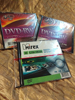 Отдается в дар диски DVD-RW 4х 4.7GB