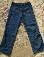 Отдается в дар Лёгкие джинсовые бриджи ребёнку на рост 134